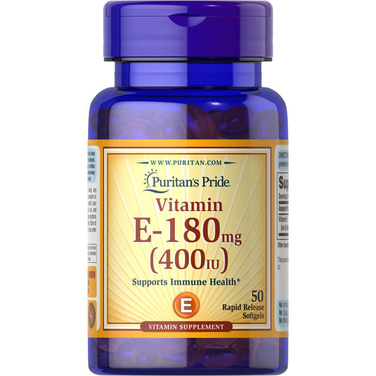 Vitamin E Synthetic 400 IU 50 Softgels