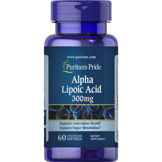 Alpha Lipoic Acid 300 mg 60 Softgels