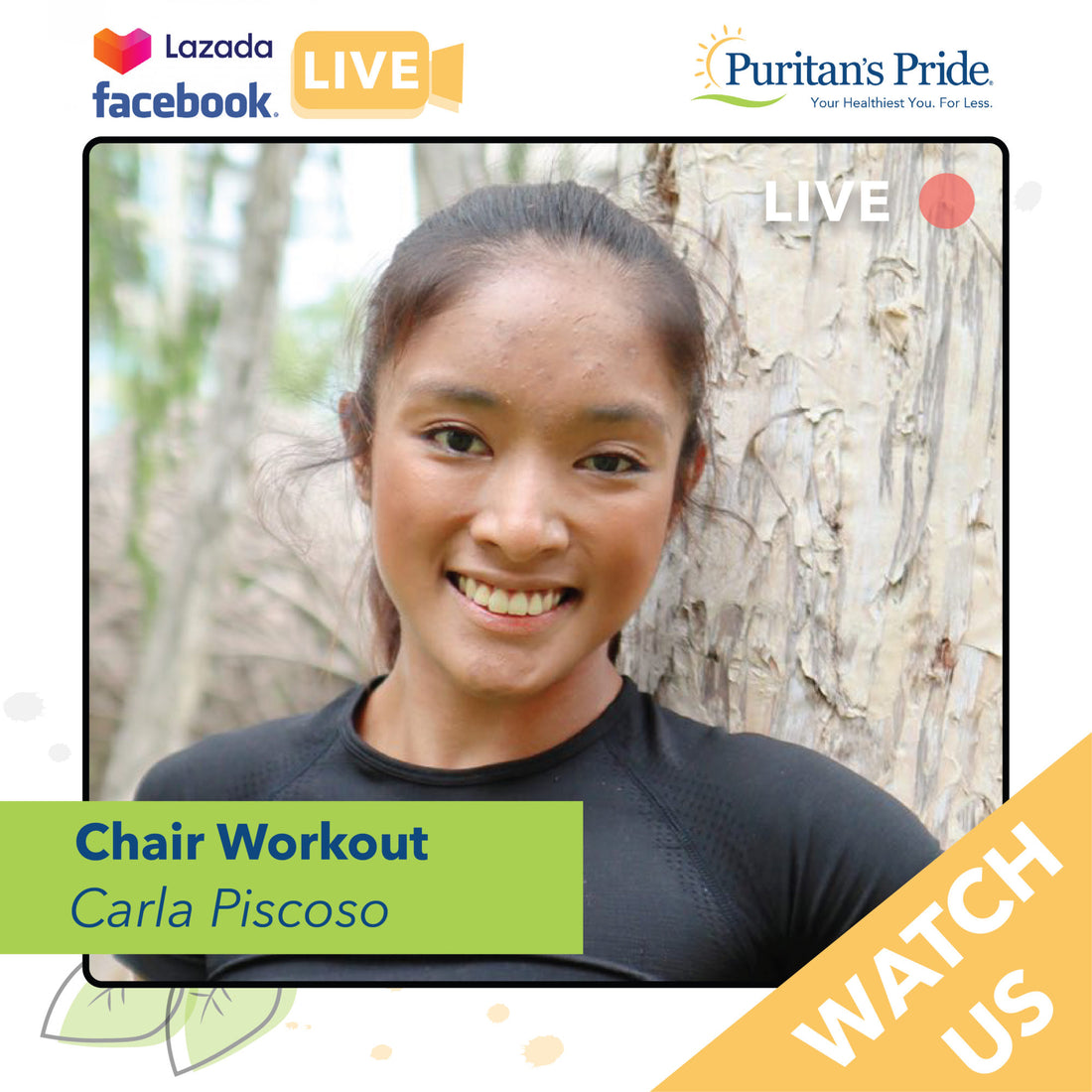 Workout Wednesday: Chair Workout with Carla Piscoso
