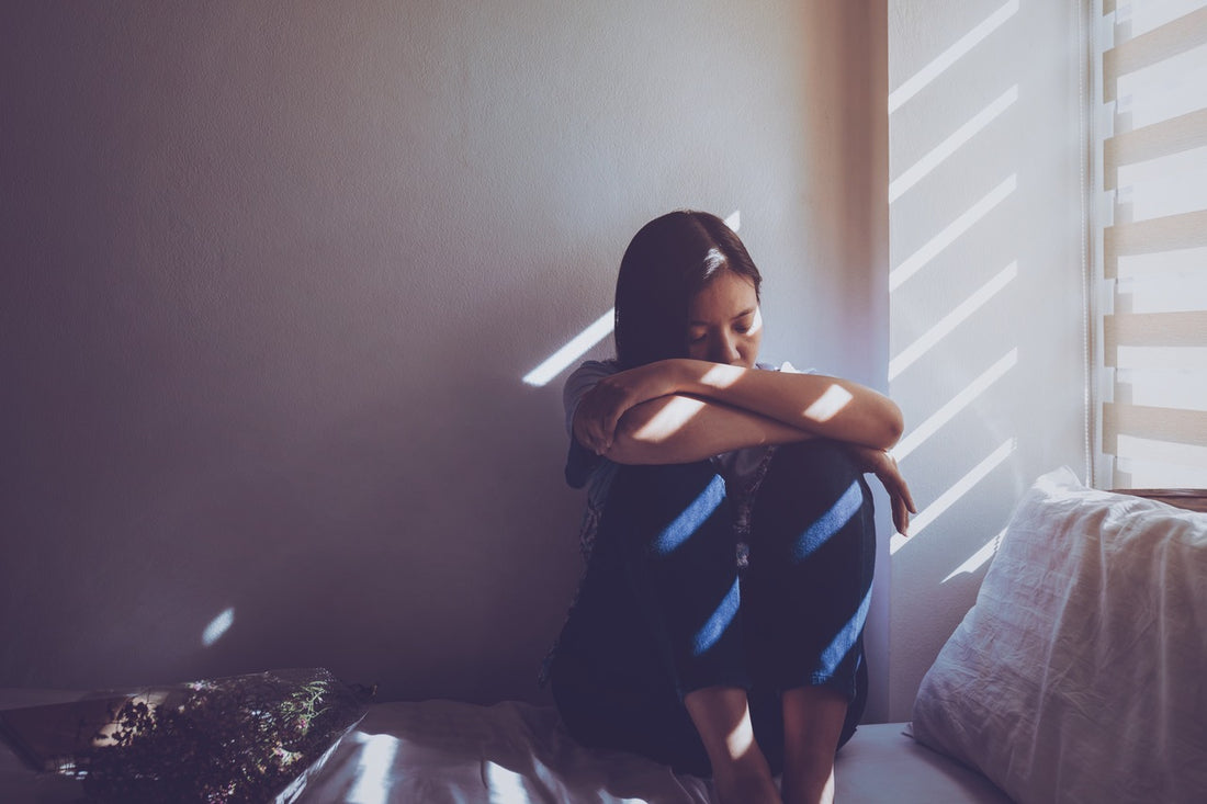 A woman with a vitamin D deficiency