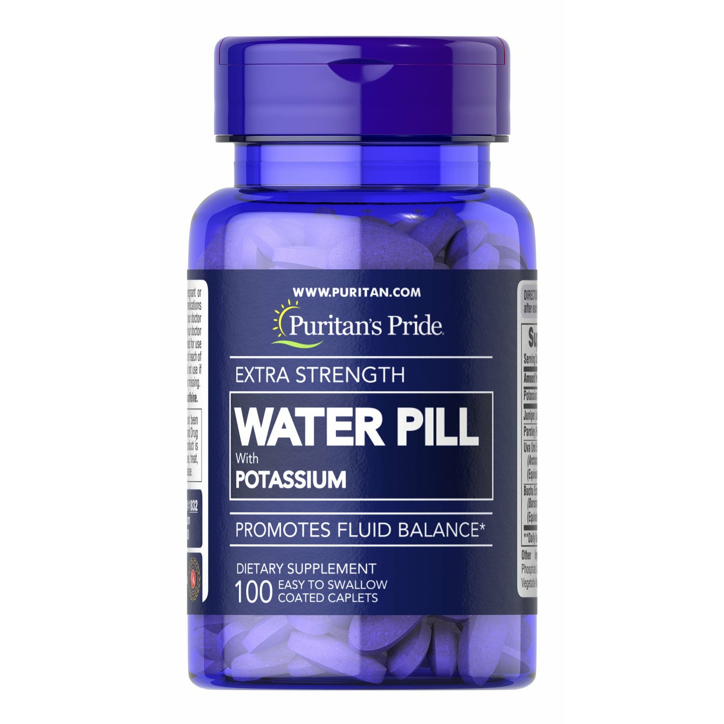 Water Pill with Potassium 100 caplets