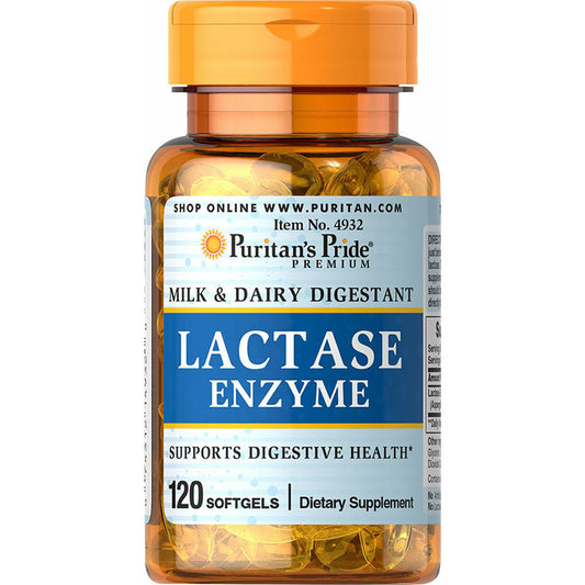 Lactase Enzyme 125 mg 120 softgels