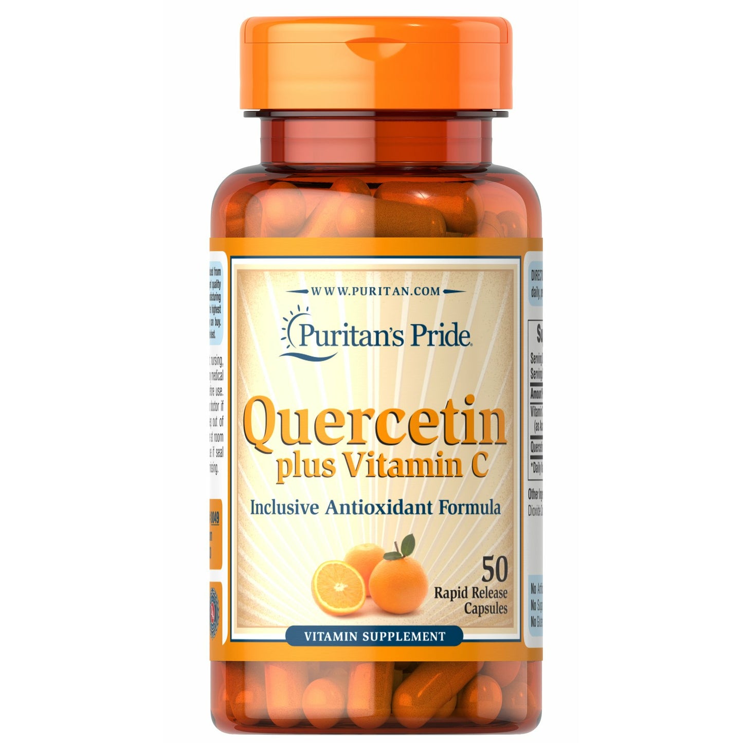 Quercetin Plus Vitamin C 50 Capsules