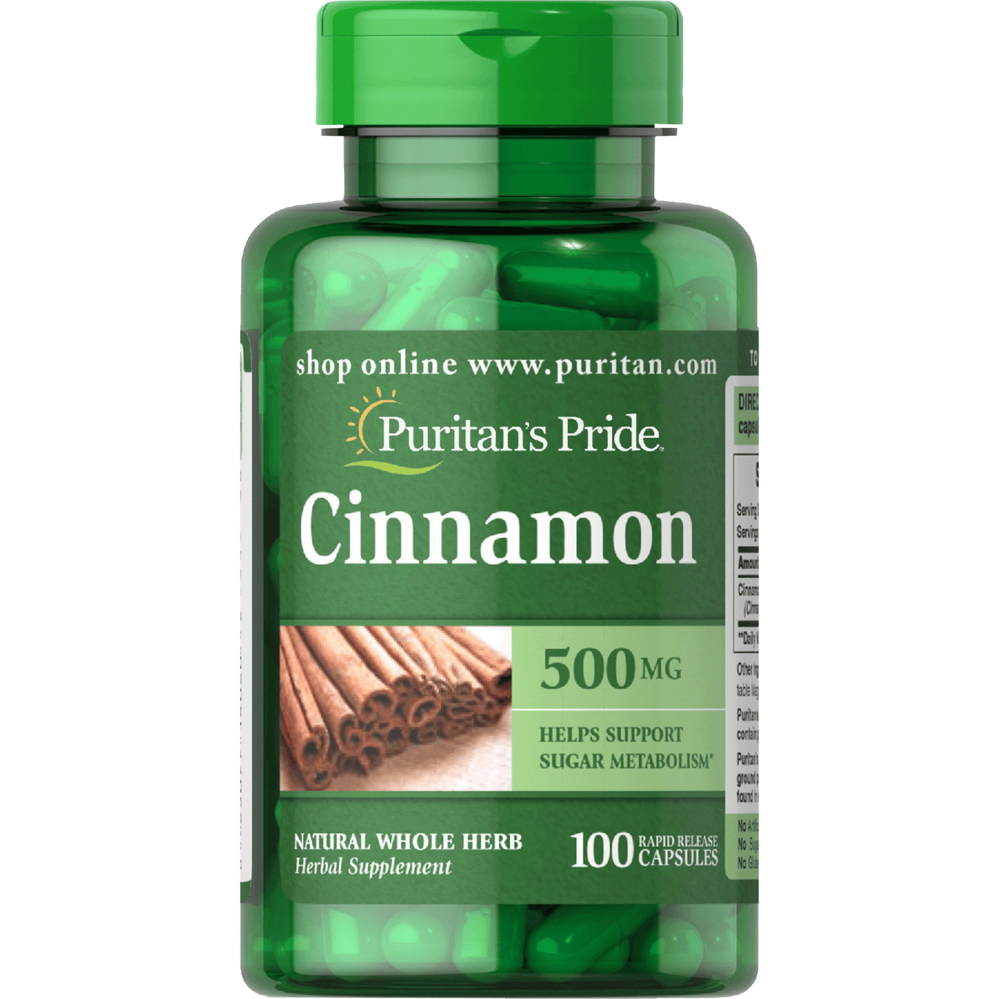 Cinnamon 500 mg 100 capsules