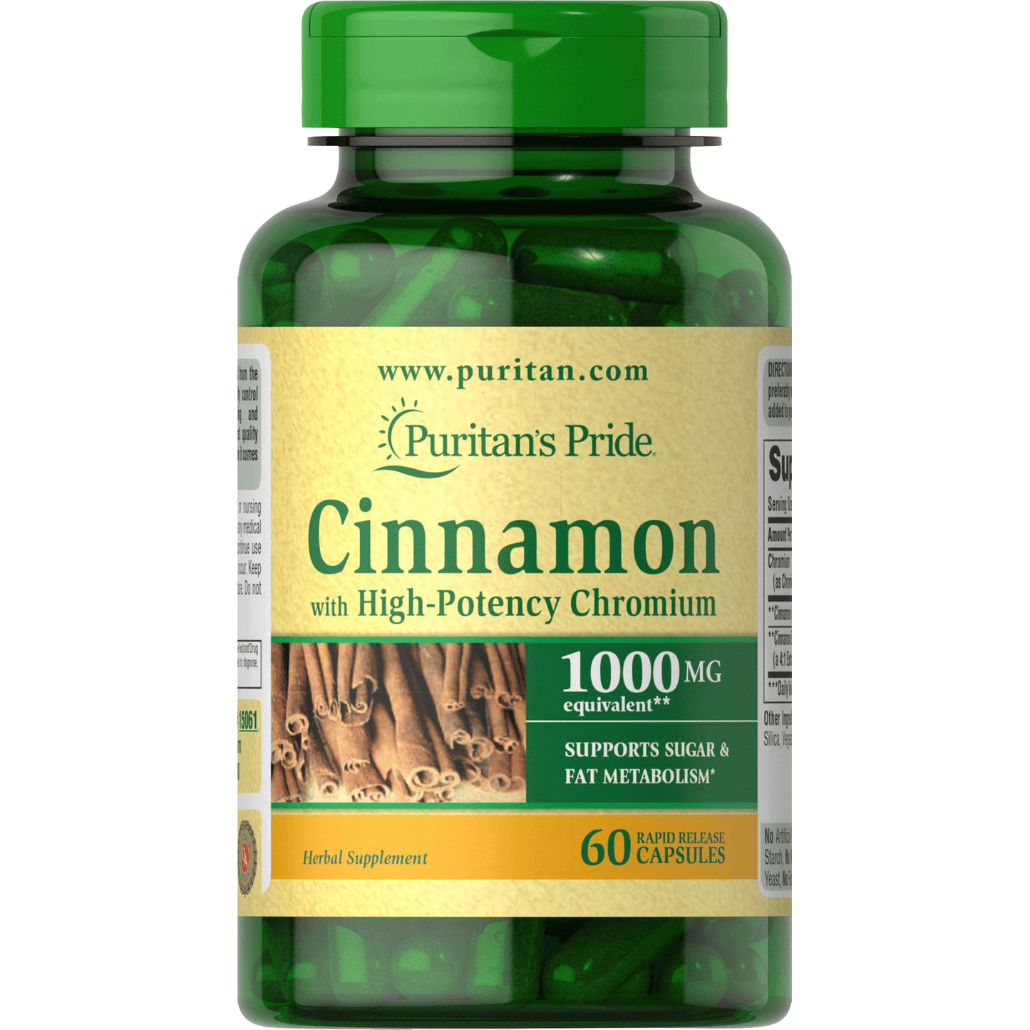 Blood Sugar Control Pack A Cinnamon Complex with High Potency Chromium 1000mg and Chromium Picolinate 500mcg