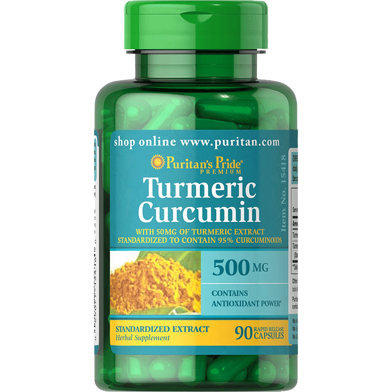 General Health Pack A Turmeric Curcumin 500 mg and Spirulina 500 mg
