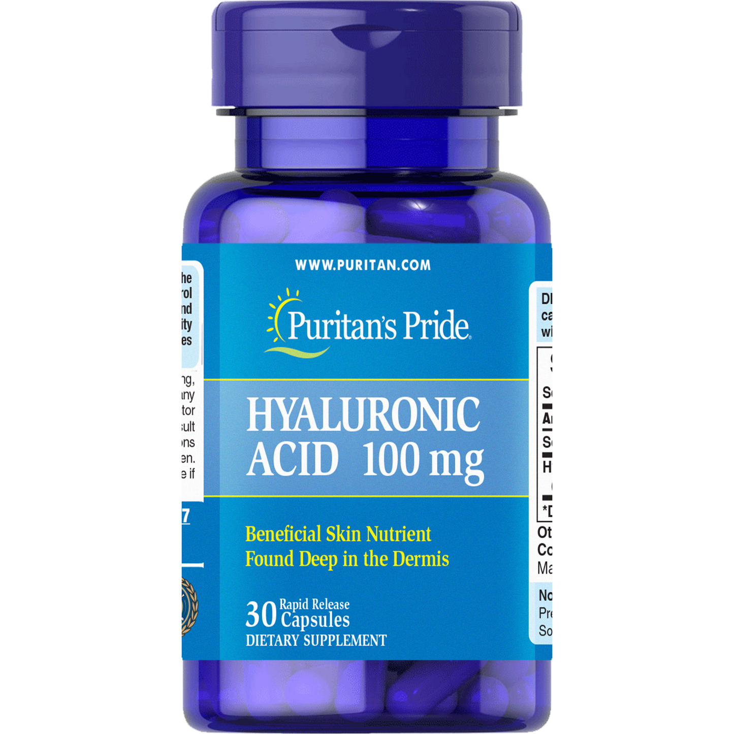 Hyaluronic Acid 100 mg 30 capsules