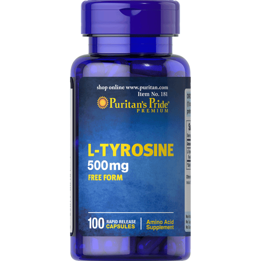 L-Tyrosine 500mg 100 capsules