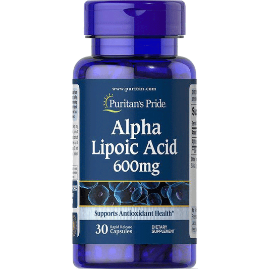 Alpha Lipoic Acid 600 mg 30 Capsules