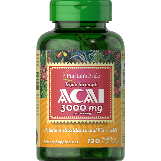 Acai Triple Strength 3000 mg 120 softgels