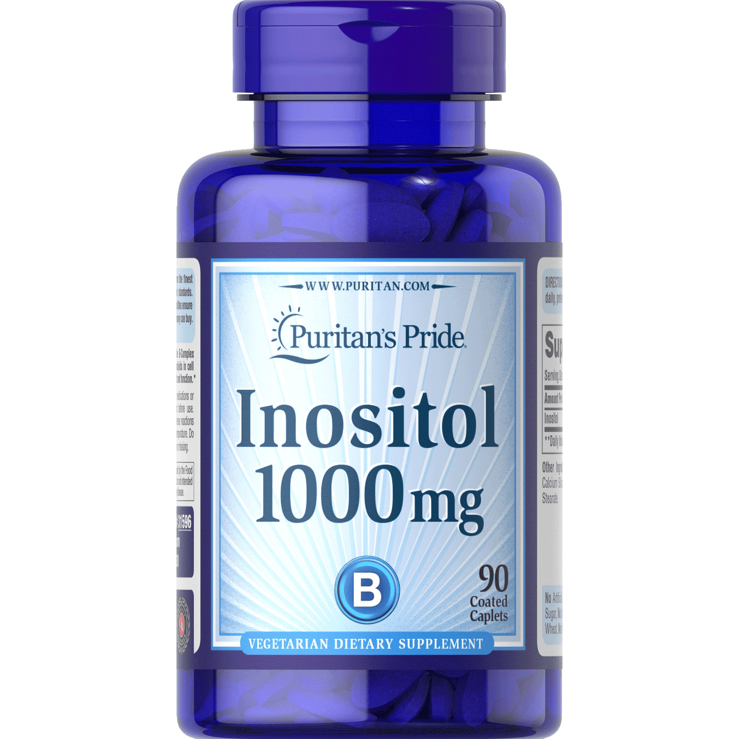 Inositol 1000mg 90 caplets