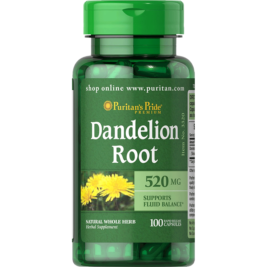 Dandelion Root 520mg 100 capsules