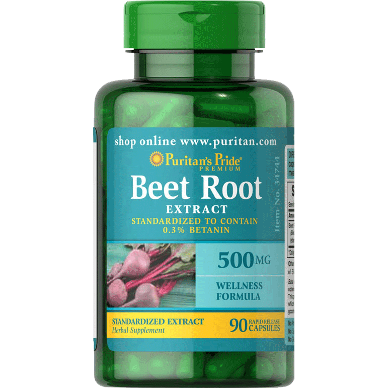 Beet Root Extract 500mg 90 capsules