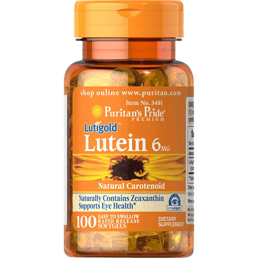 Lutein 6 mg with Zeaxanthin 100 softgels