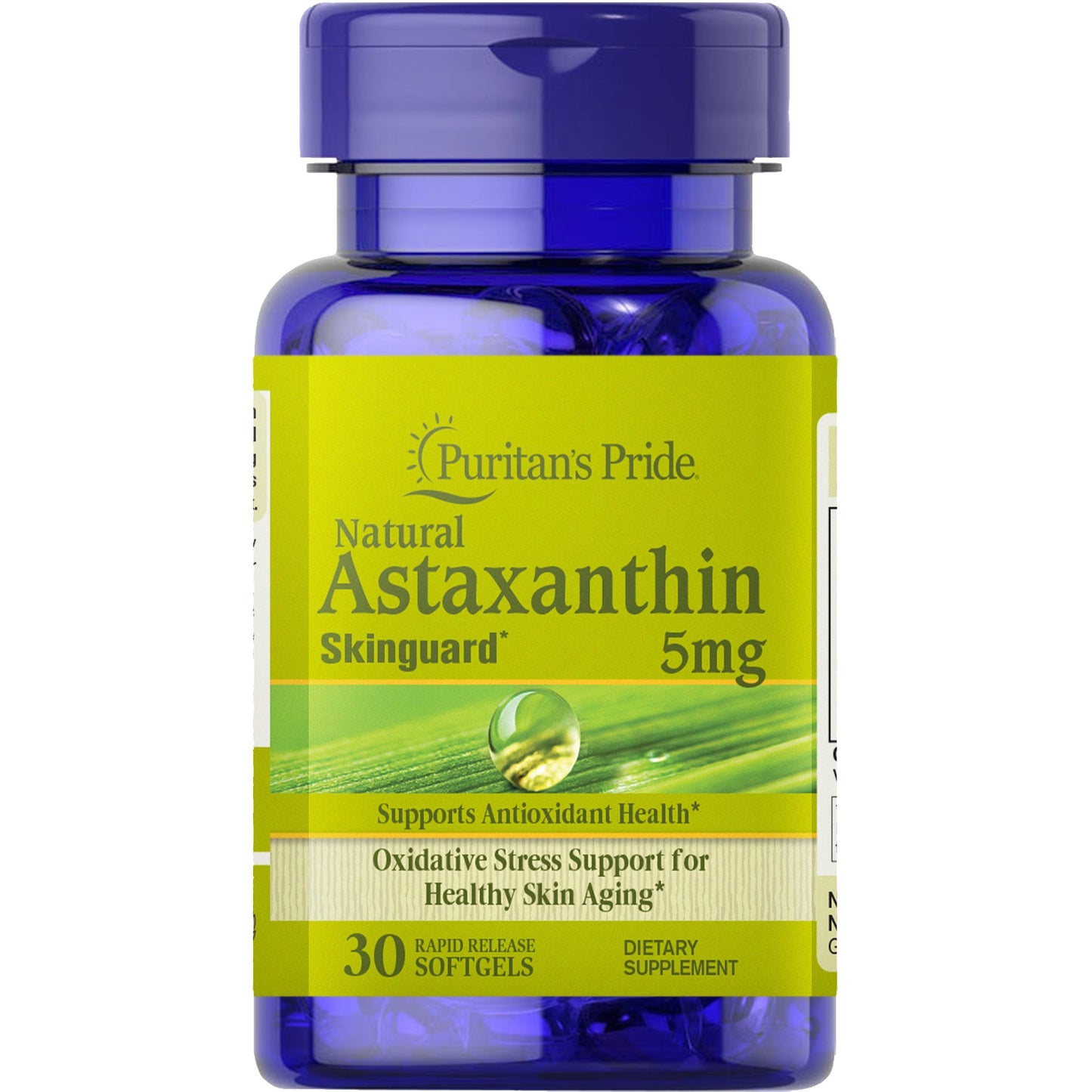 Natural Astaxanthin 5 mg 30 softgels