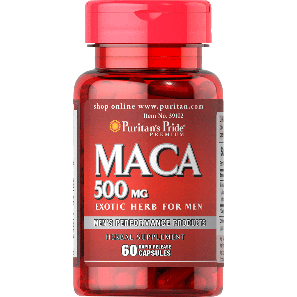 Men's Health Pack B Maca 500 mg and L-Arginine 500mg