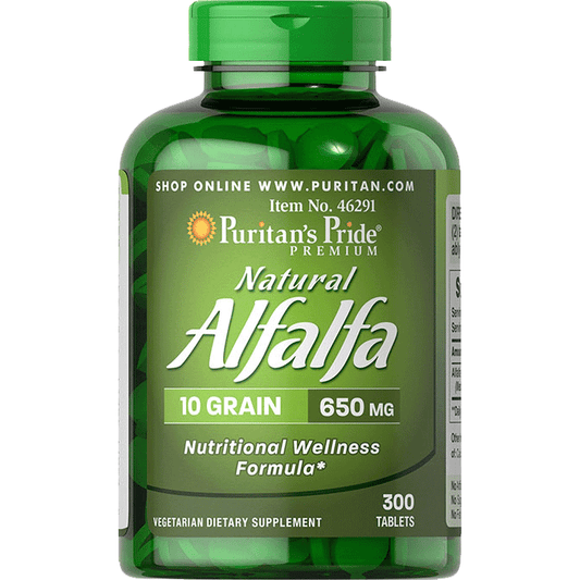 Alfalfa Natural 650 mg 300 tablets
