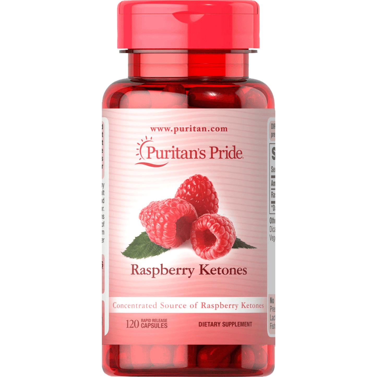 Raspberry Ketones 100 mg 120 capsules