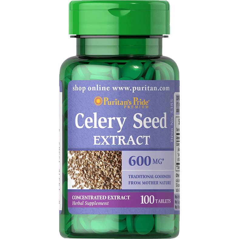 Celery Seed Extract 600 mg 100 tablets
