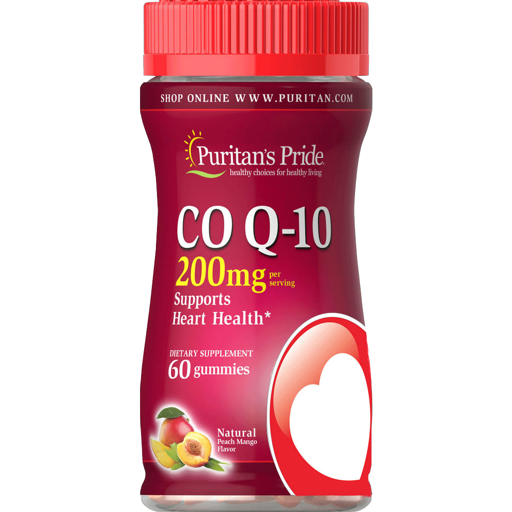 Co Q-10 200mg Peach Mango Gummy 60 gummies