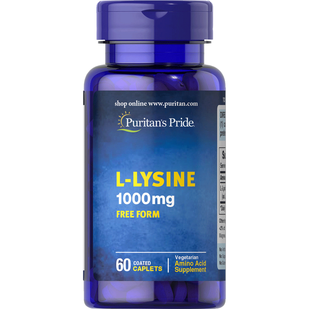 L-Lysine 1000mg 60 caplets