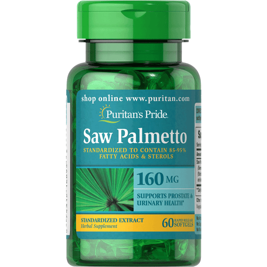 Saw Palmetto Standardized Extract 160 mg 60 softgels