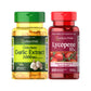 Heart Health Pack B Garlic Odorless 1000 mg and Lycopene 10mg