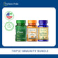 Triple Immunity Bundle (Vitamin C 500mg + Zinc 50mg + Vitamin D3)