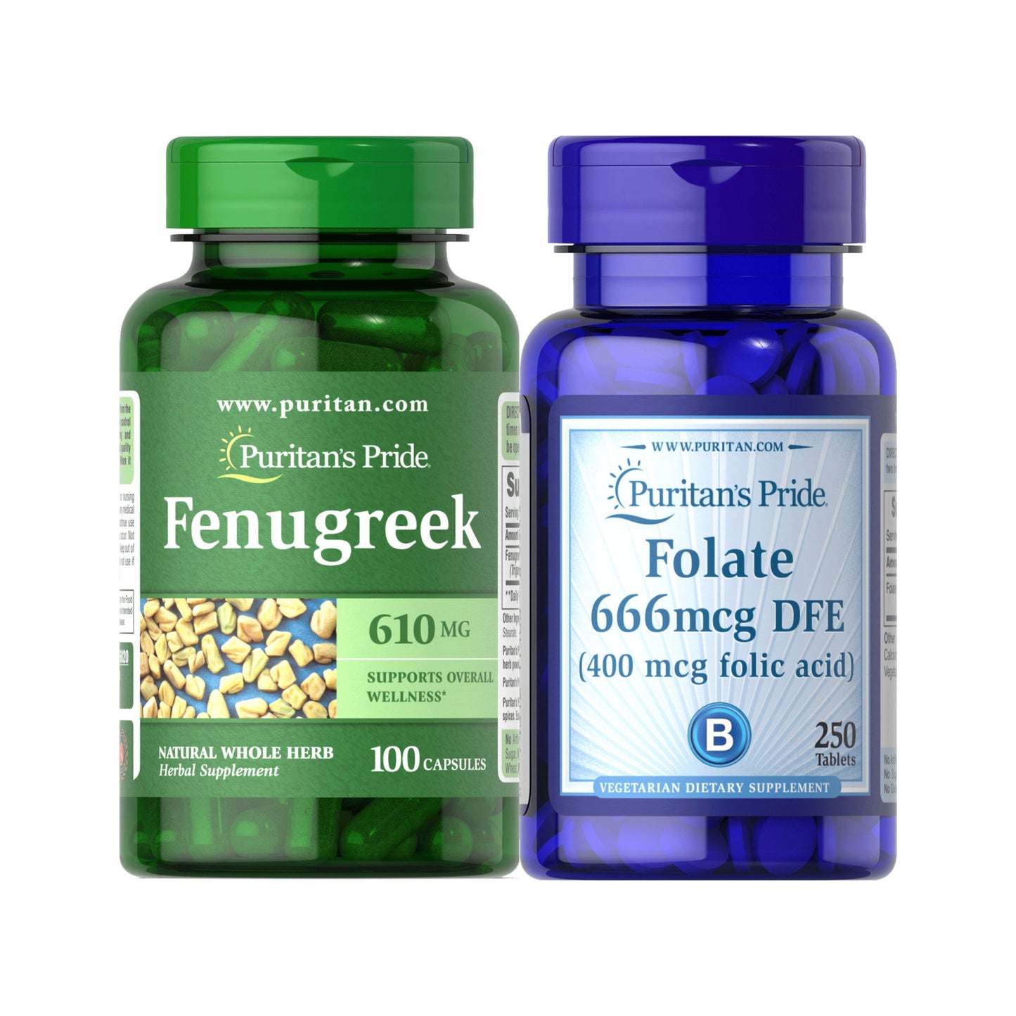 Women's Health Pack A Fenugreek 610 mg and Folic Acid 400 mcg